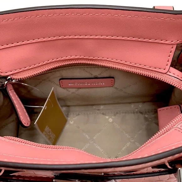 MICHAEL KORS
Hamilton Small Crocodile Embossed Faux
Satchel
Color:PRIMROSE - Picture 11 of 15